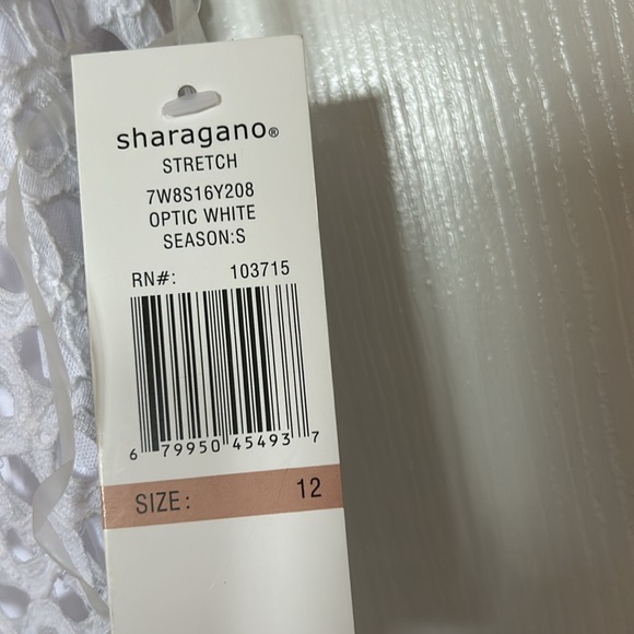 Sharagano White Lace Dress - Picture 3 of 6